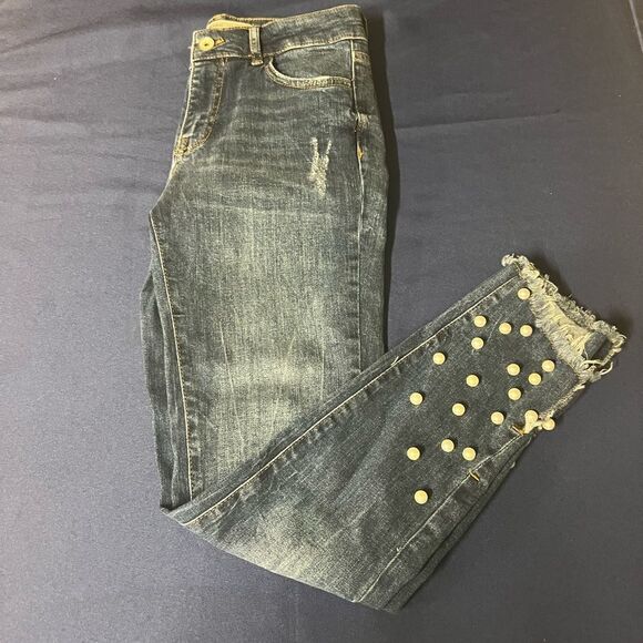 Zara basics jeans high rise size 2 - Picture 2 of 6